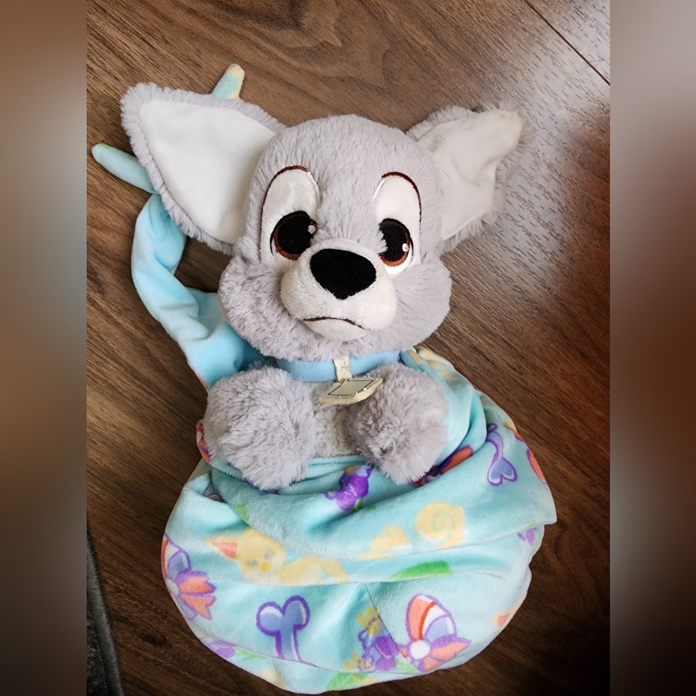 Disney Parks Exclusive Baby Scamp In Blanket